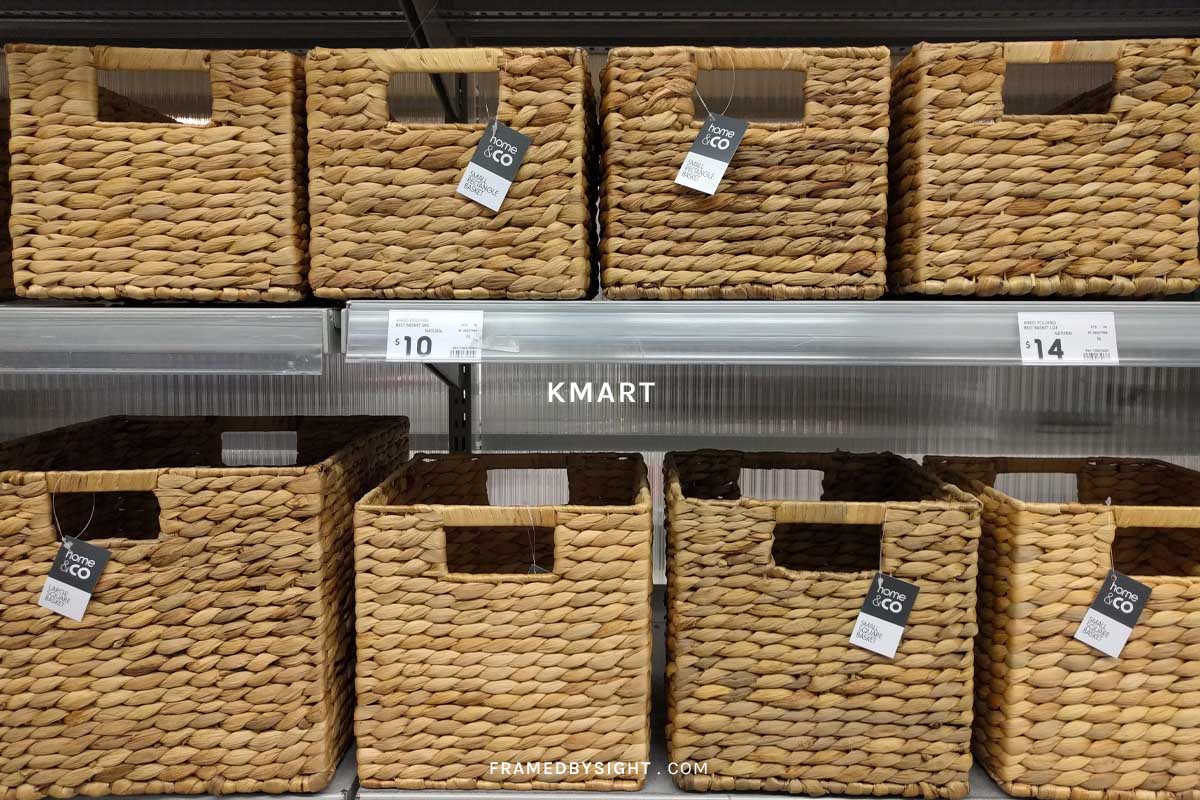 Storage baskets store kmart