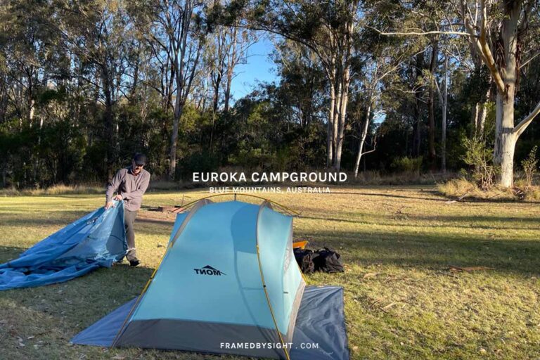 Easy Camping Style at the Euroka campgrounds in Glenbrook, Blue Mountains